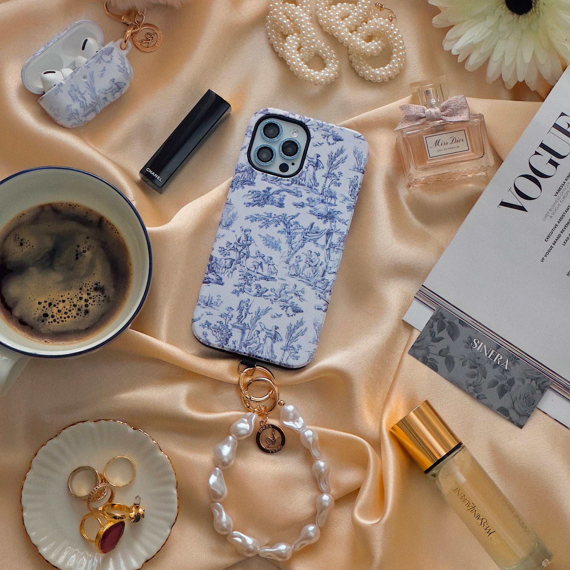 Amelia Francia Toile de Jouy telefontok